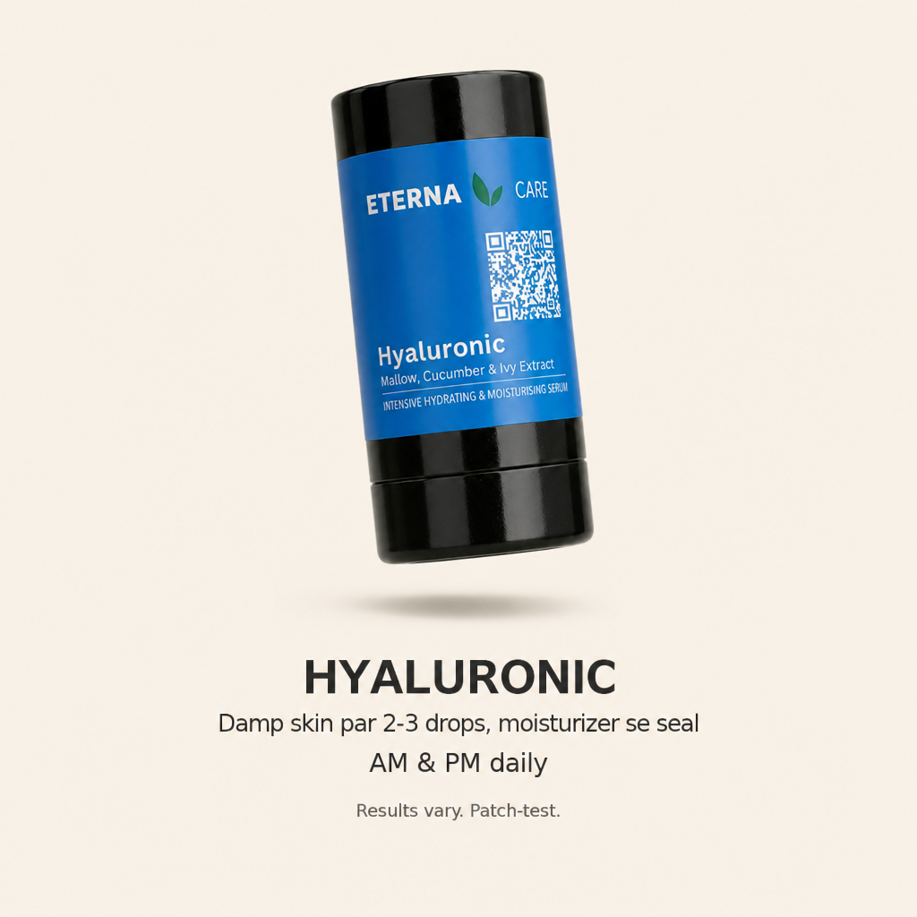 Hyaluronic how to use — damp skin, seal with moisturizer
