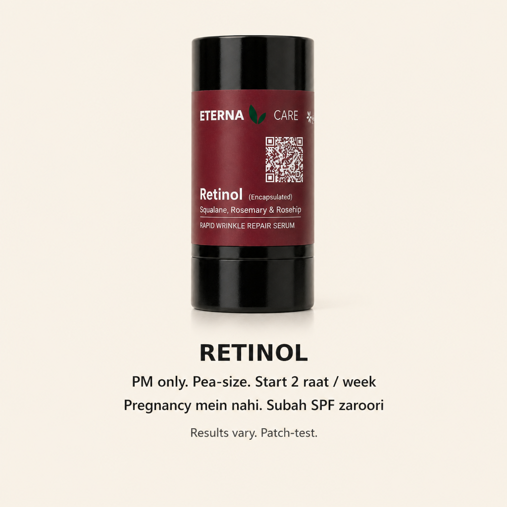 Retinol how to use — PM only, start 2 nights / week