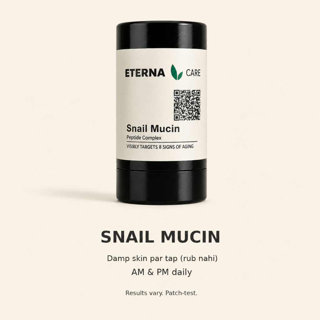 Snail Mucin how to use — tap on damp skin
